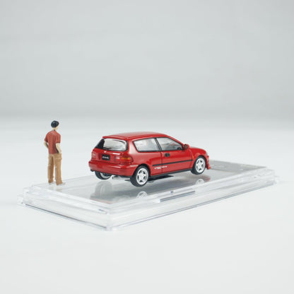 [ETA:  Feb 2026 ] BM Creations 1/64 HONDA EG6 - RED ID Red w/Figure (RHD) - FOSAN 2025 Event Exclusive