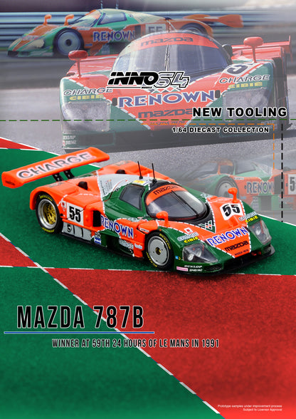 [ETA:  Jul 2026 ] Inno64 1/64 MAZDA 787B Winner At 24 Hours Le Mans 1991
