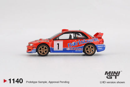 [ETA:  Apr 2026 ] Mini GT 1/64 Subaru Impreza WRC97 #1 1999 DRM Champion