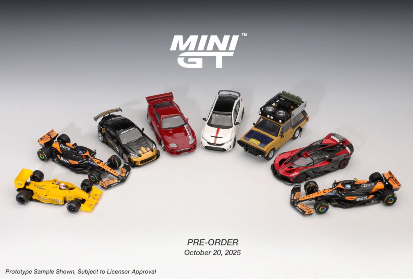 [ETA:  Apr 2026 ] Mini GT 1/64 Toyota GR86 LB★Nation Black / Gold