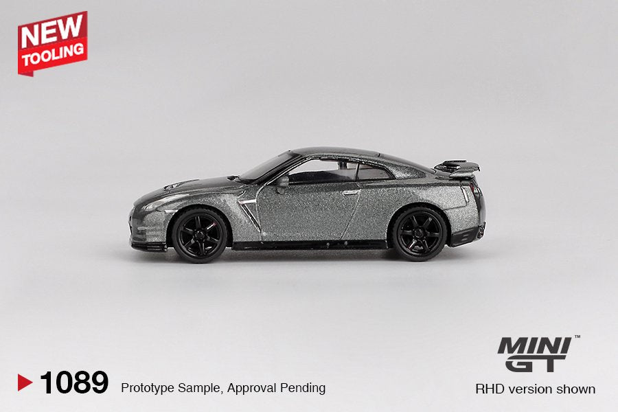 [ETA:  Feb 2026 ] Mini GT 1/64 NISSAN GT-R 2013 Dark Metal Gray  
(NISMO R35 CRS Version)