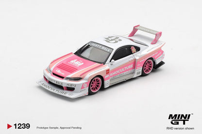 [ETA:  Dec 2026 ] Mini GT 1/64 Nissan SILVIA (S15)  LB-Super Silhouette AMOCULTURE