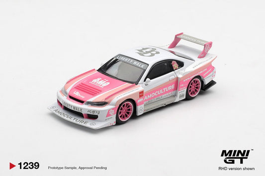 [ETA:  Dec 2026 ] Mini GT 1/64 Nissan SILVIA (S15)  LB-Super Silhouette AMOCULTURE