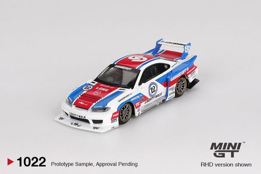 [ETA:  Feb 2026 ] Mini GT 1/64 Nissan LB-Super Silhouette S15 SILVIA
GARASIDRIFT x LBWK 2025