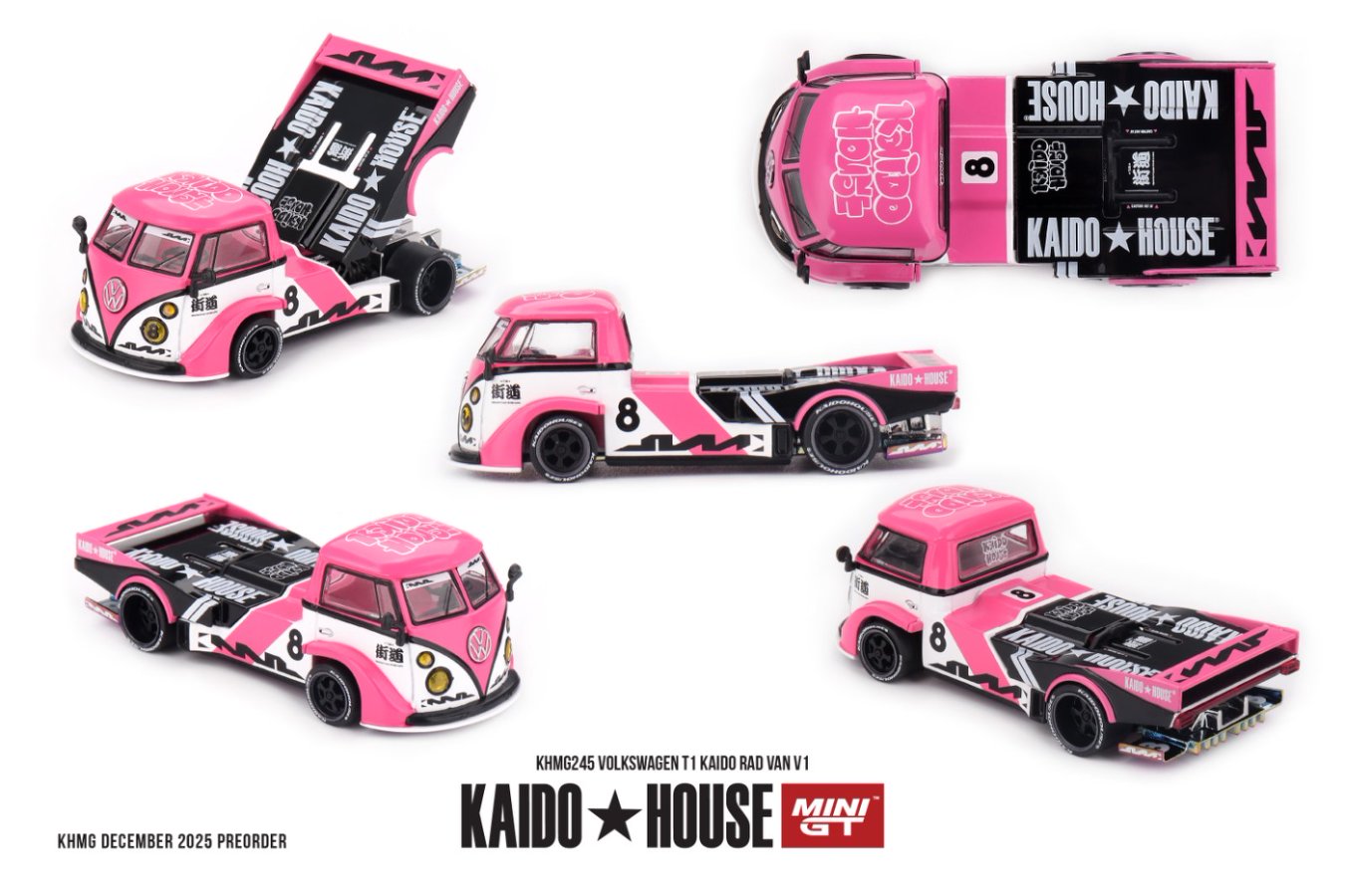 [ETA:  Nov 2026 ] Mini GT x Kaido★House 1/64 Volkswagen T1 KAIDO RADVANV1