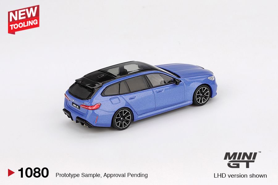[ETA:  Jan 2026 ] Mini GT 1/64 BMW M5 Touring (G99) Marina Bay 
Blue Metallic