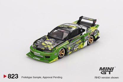 [ETA:  Jan 2026 ] Mini GT 1/64 Nissan LB-Super Silhouette S15 SILVIA #555 V2  2024 Formula Drift Japan