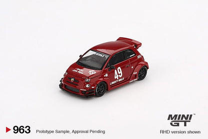 [ETA:  Aug 2025 ] Mini GT 1/64 LB-WORKS x Abas Works ABARTH 595 Red