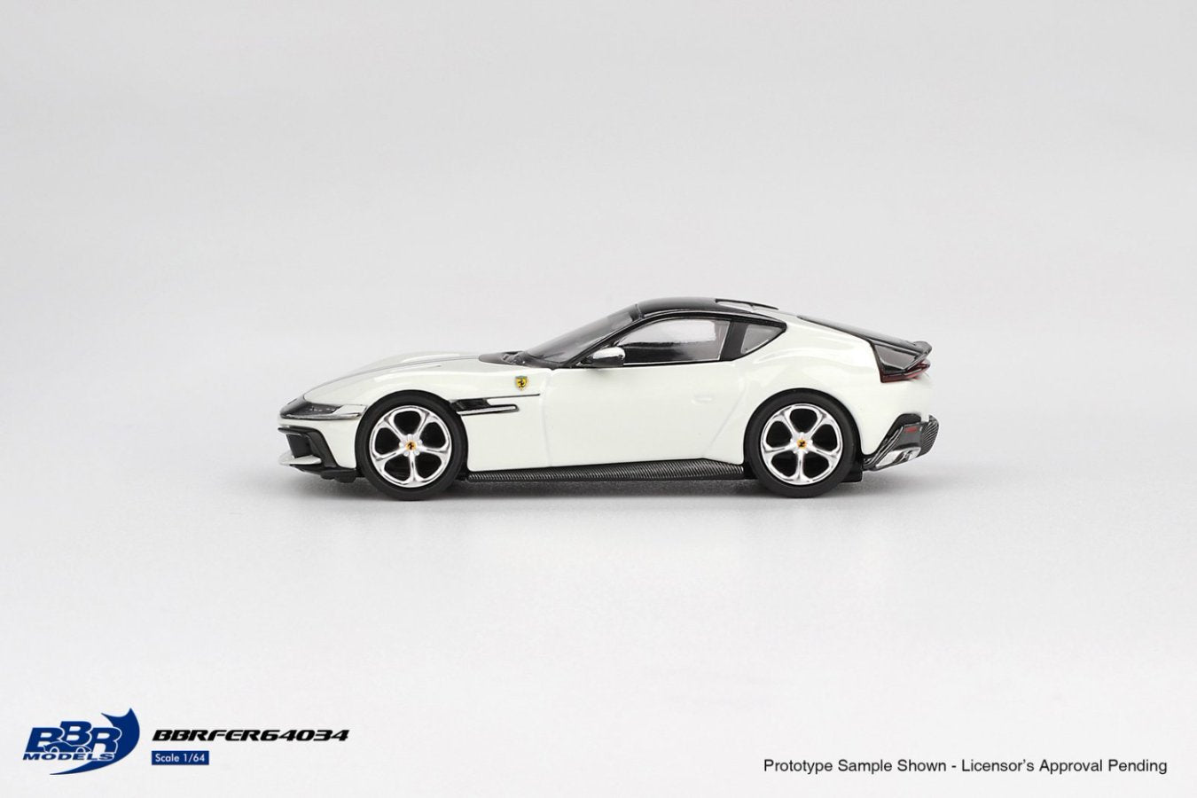 [ETA:  Jun 2026 ] BBR Models 1/64 Ferrari 12 Cilindri Bianco Avus