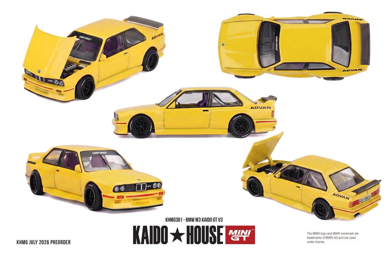 [ETA:  Apr 2027 ] Mini GT x Kaido★House 1/64 BMW M3 Kaido GT V3