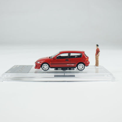 [ETA:  Feb 2026 ] BM Creations 1/64 HONDA EG6 - RED ID Red w/Figure (RHD) - FOSAN 2025 Event Exclusive