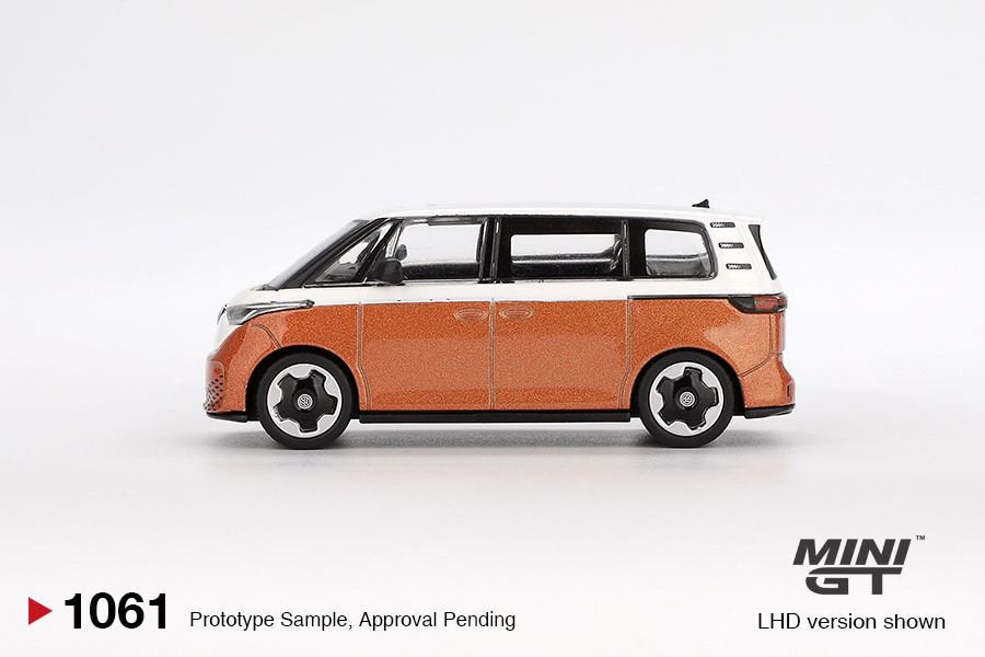 [ETA:  Dec 2025 ] Mini GT 1/64 Volkswagen ID.Buzz Candy White / Energetic Orange