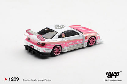 [ETA:  Dec 2026 ] Mini GT 1/64 Nissan SILVIA (S15)  LB-Super Silhouette AMOCULTURE