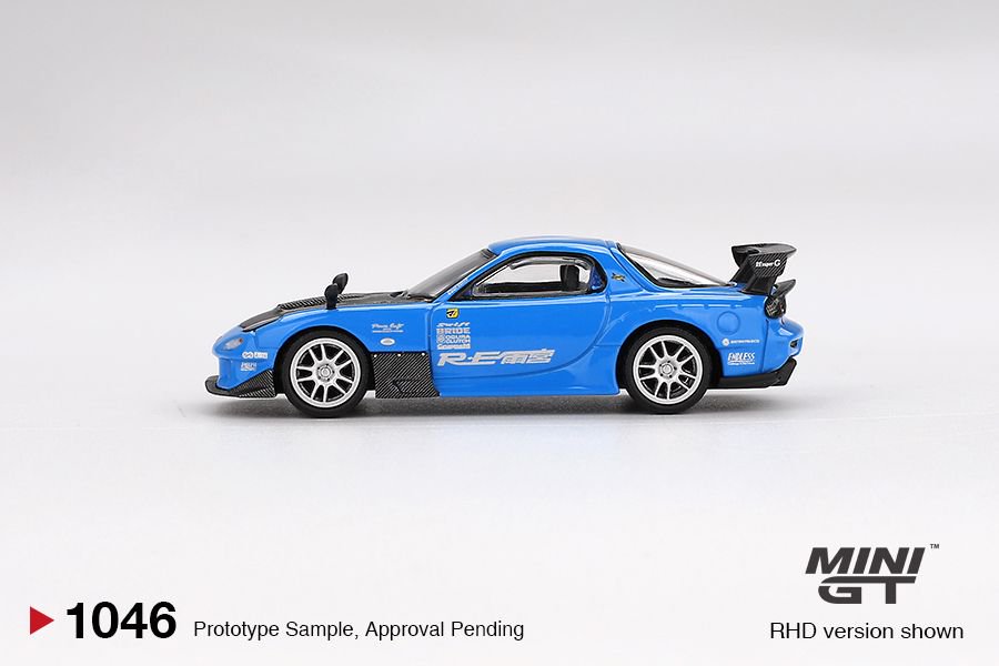 [ETA:  Nov 2025 ] Mini GT 1/64 Mazda RX-7 RE-Amemiya 20B NA 3ROTOR-7
“Ama-san Go”