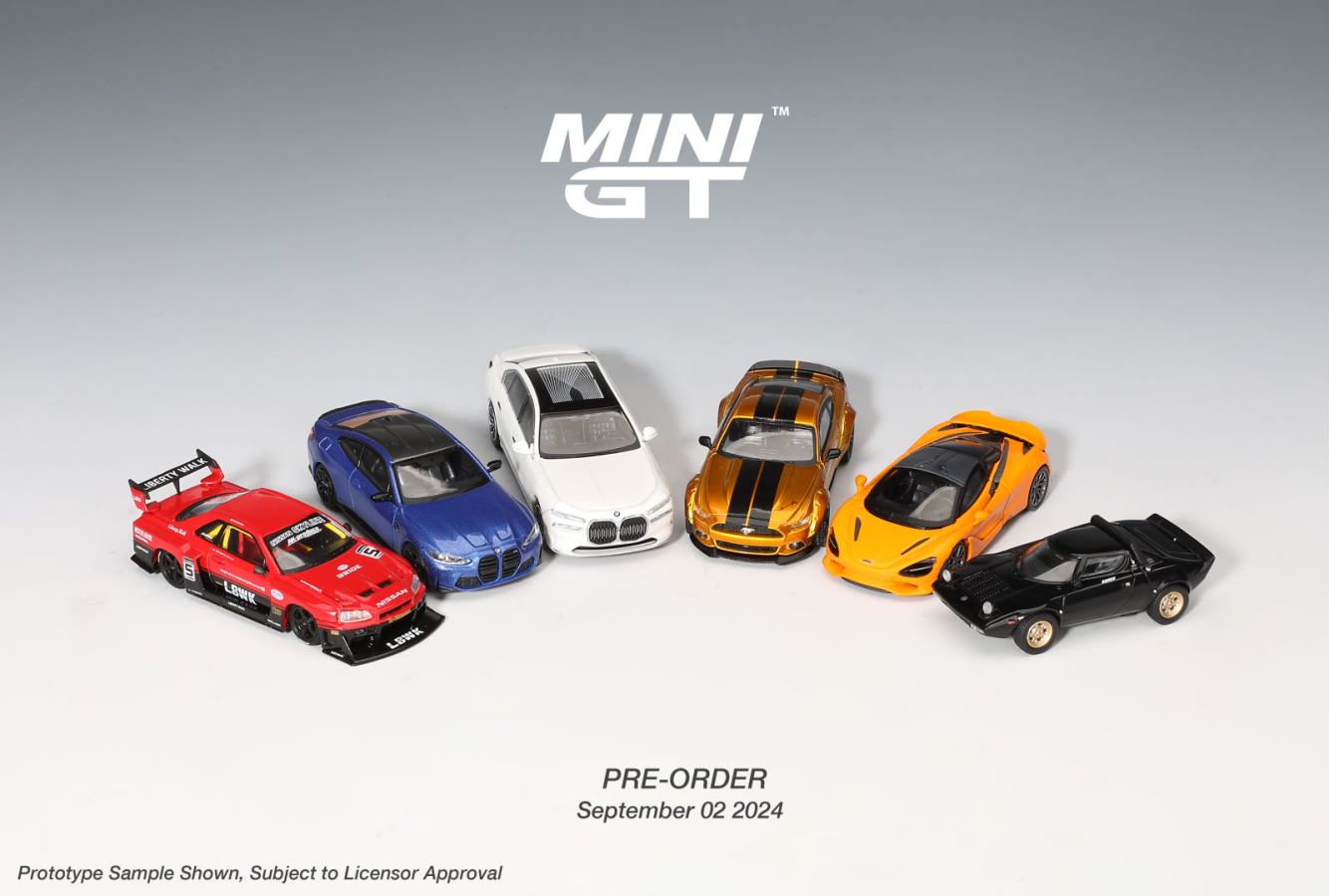 [ETA:  Apr 2025 ] Mini GT 1/64 LB-WORKS FORD MUSTANG  LB Gold