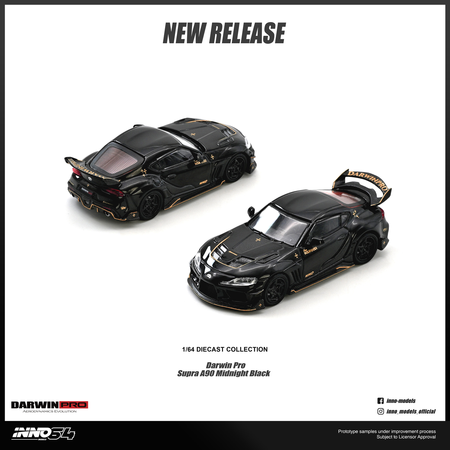 [ETA:  Nov 2026 ] Inno64 1/64 DARWIN PRO Supra A90 Gloss Black
