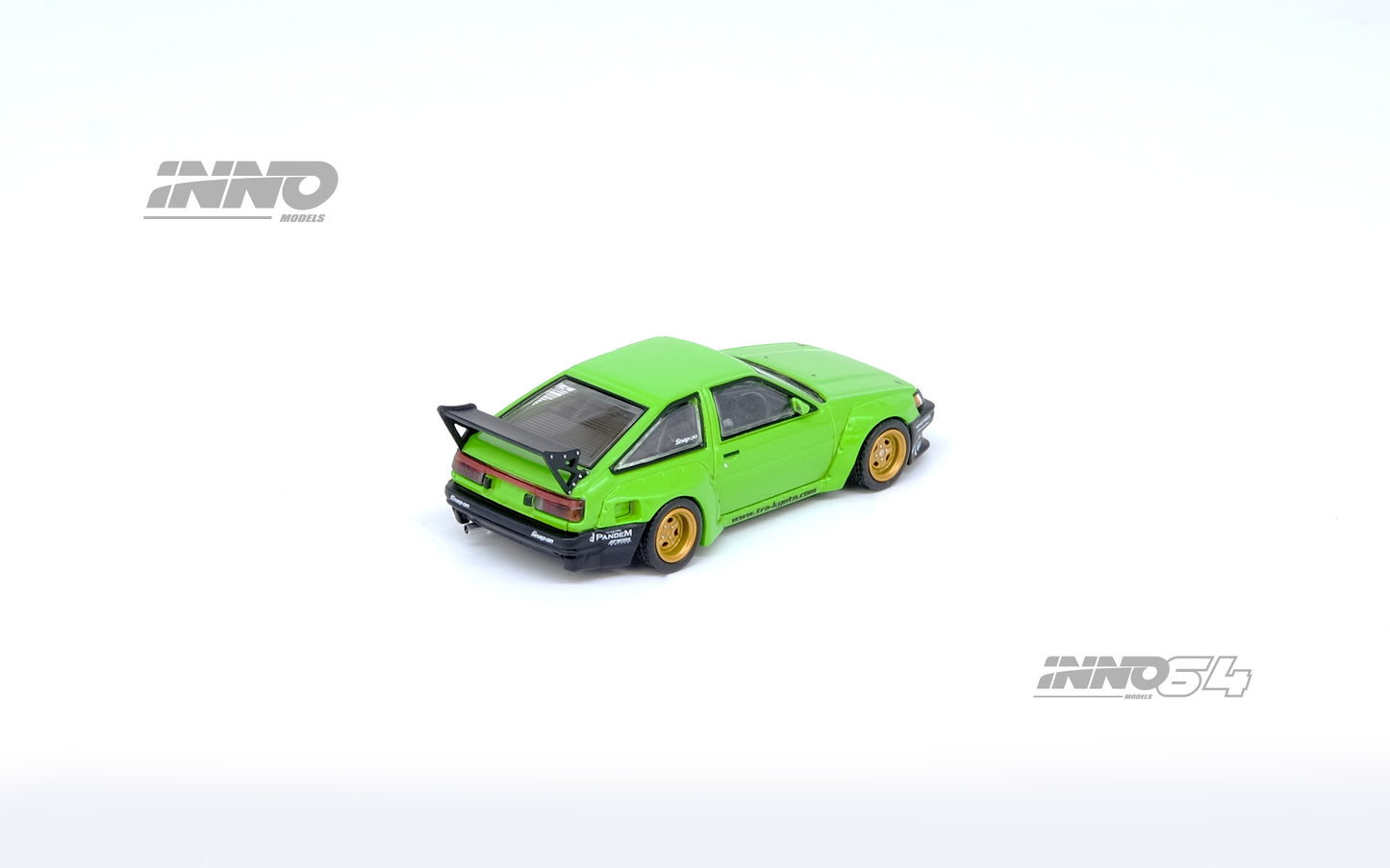 [ETA:  Mar 2025 ] Inno64 1/64 TOYOTA AE86 Levin "PANDEM ROCKET BUNNY" Green