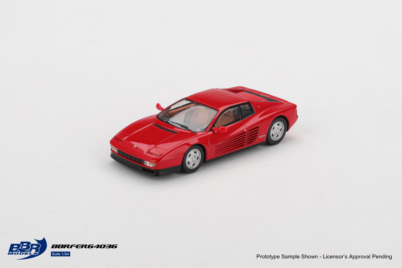 [ETA:  Nov 2026 ] BBR 1/64 1987 Ferrari Testarossa  Rosso Corsa