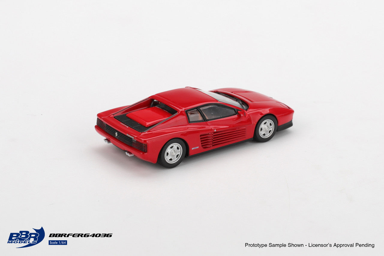 [ETA:  Nov 2026 ] BBR 1/64 1987 Ferrari Testarossa  Rosso Corsa