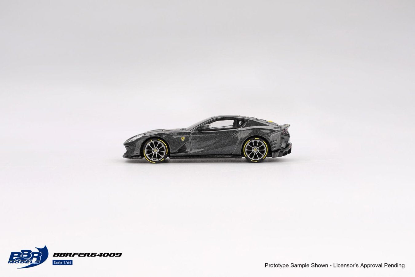 [ETA:  Dec 2025 ] BBR Models 1/64 Ferrari 812 Competizione Grigio Competizione