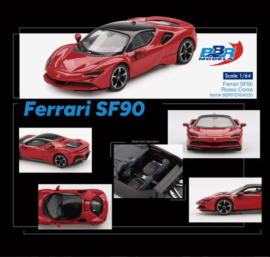 [ETA:  Dec 2025 ] BBR Models 1/64 Ferrari SF90 Rosso Corsa