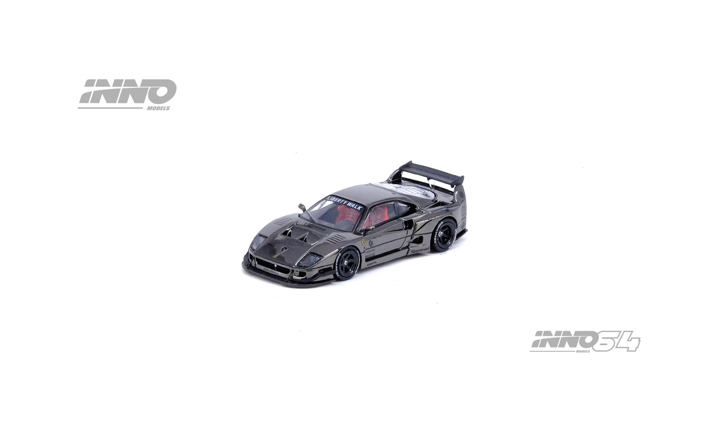 [ETA:  Nov 2024 ] Inno64 1/64 LBWK F40 Chrome Black **Chance of Chase***