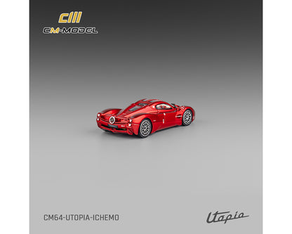 CM Model 1/64 Pagani Utopia Pearl Red