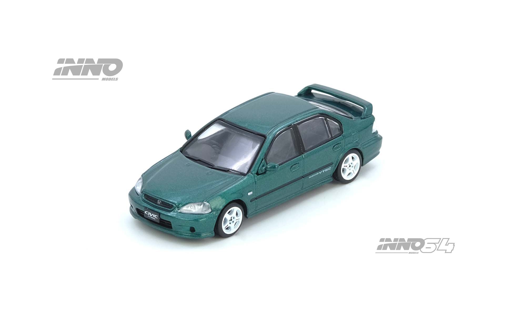 ETA: Feb 2030 ] Inno64 1/64 HONDA CIVIC Ferio Si (EK) Green