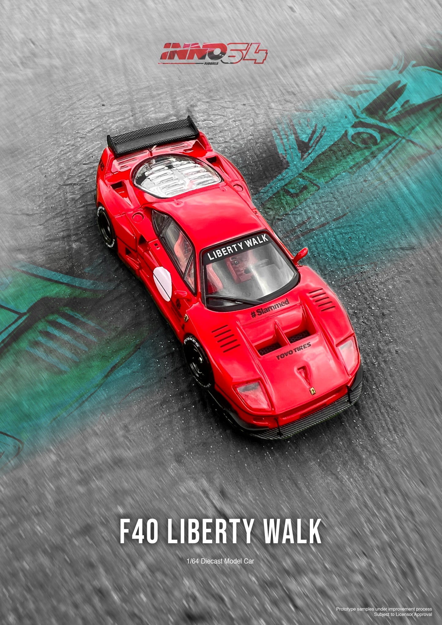 [ETA:  Oct 2023 ] Inno64 1/64 LBWK F40 Red