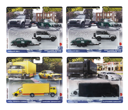 Hot Wheels 1/64 2025 Car Culture TEAM TRANSPORT MIX 1 (case of 4)