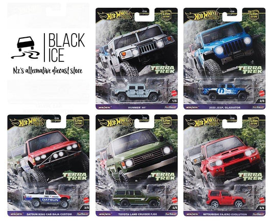 Hot Wheels 1:64 Car Culture 2024 C Case – TERRA TREK (Set of 5)