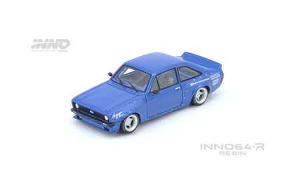 [ETA:  Feb 2026 ] Inno64 1/64 FORD ESCORT MK2 PANDEM "EMOTION" RETRO HAVOC Blue