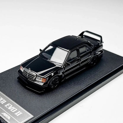 HKM 1/64 190E W201 EVO II Restomod - Gloss Black - DTM Legend