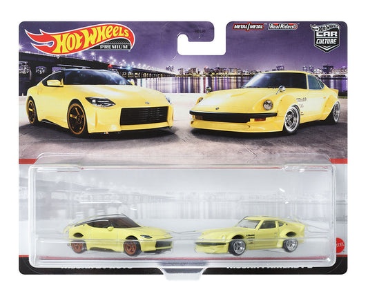 Hot Wheels 1/64 Car Culture 2 Pack Nissan Z Proto & Nissan Fairlady Z