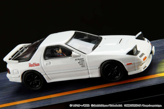 Hobby Japan 1/64 MAZDA RX-7 (FC3S)  INITIAL D (VS Kyoichi Sudo With Ryosuke Takahashi Figure)