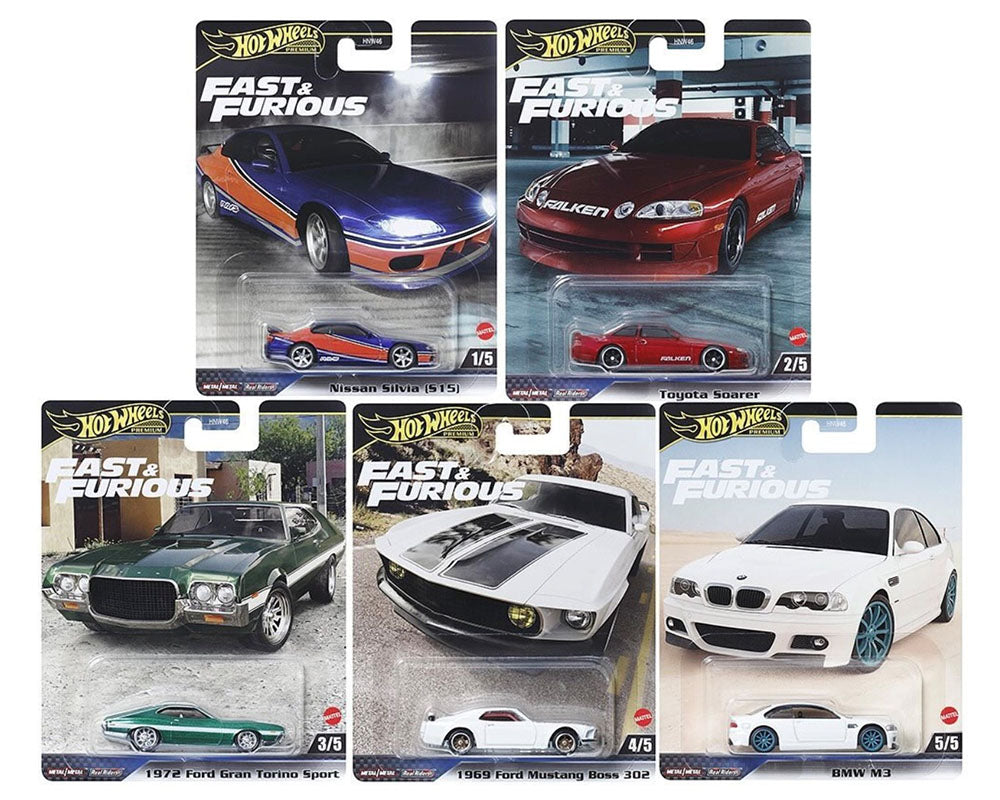 Hot Wheels 1/64 Premium Fast & Furious Mix 2