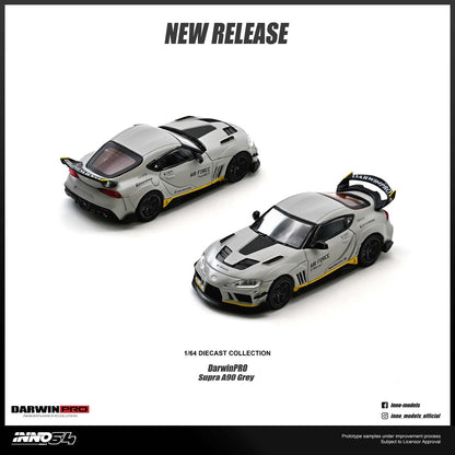 [ETA:  Sep 2026 ] Inno64 1/64 TOYOTA SUPRA A90 "DarwinPRO" Matt Grey