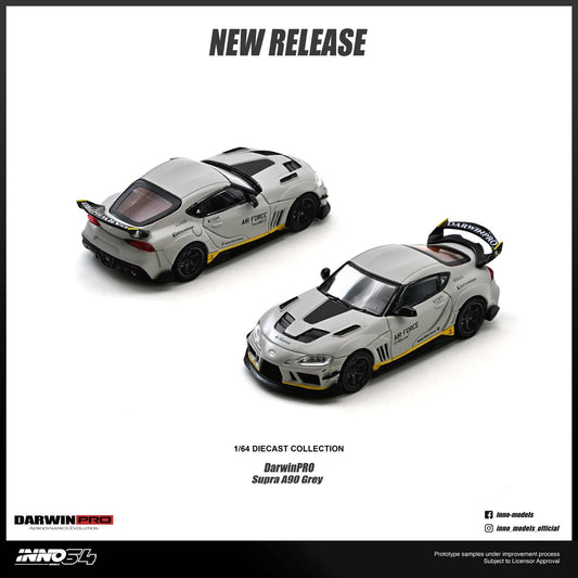 [ETA:  Sep 2026 ] Inno64 1/64 TOYOTA SUPRA A90 "DarwinPRO" Matt Grey