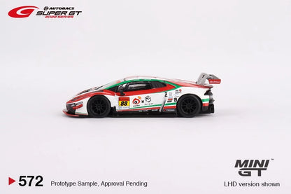 Mini GT 1/64 Super GT 2022 Lamborghini Huracán GT3 EVO #88 JLOC – Japan Exclusive ***in clamshell blisters***