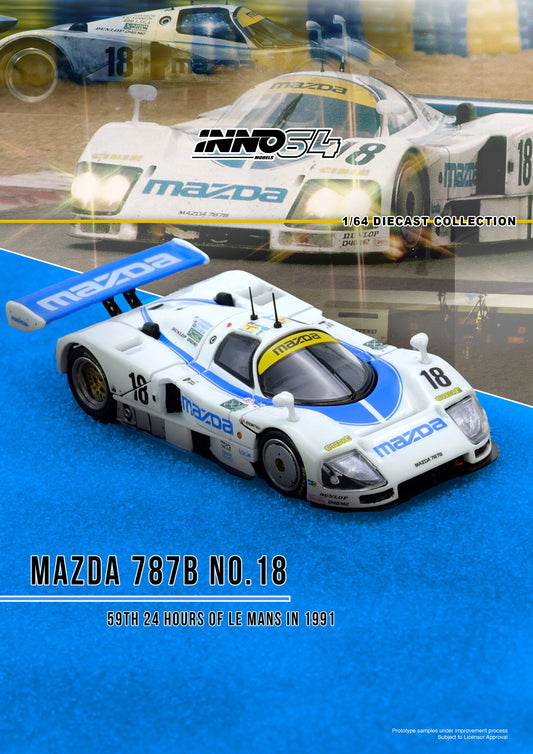 [ETA:  Aug 2026 ] Inno64 1/64 MAZDA 787B No.18 59th 24 Hours Le Mans 1991