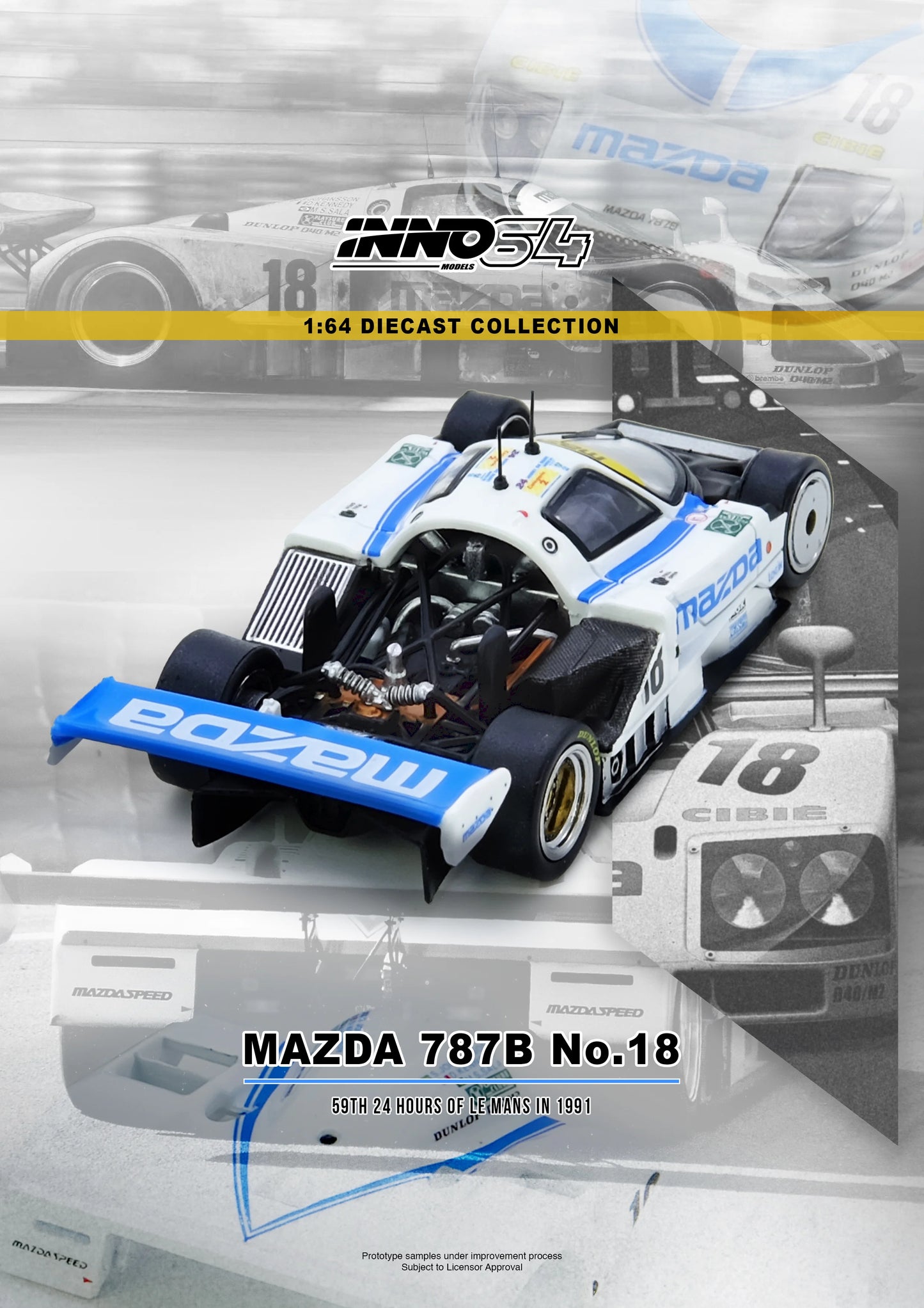 [ETA:  Aug 2026 ] Inno64 1/64 MAZDA 787B No.18 59th 24 Hours Le Mans 1991