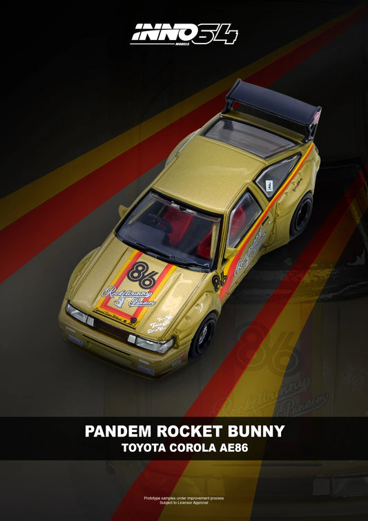 [ETA:  Aug 2026 ] Inno64 1/64 PANDEM ROCKET BUNNY AE86 Levin