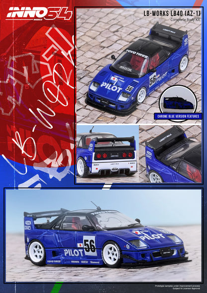 [ETA:  Aug 2026 ] Inno64 1/64 MAZDA AZ-1 LIBERTY WALK LB40 "PILOT"