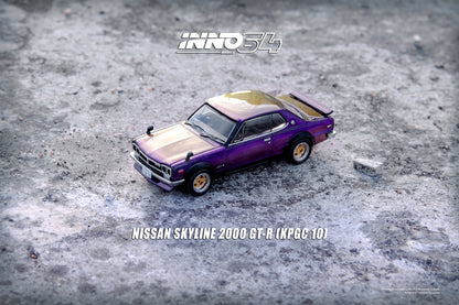 [ETA:  September 2023 ] Inno64 1/64 NISSAN SKYLINE 2000 GT-R (KPGC10) Midnight Purple II