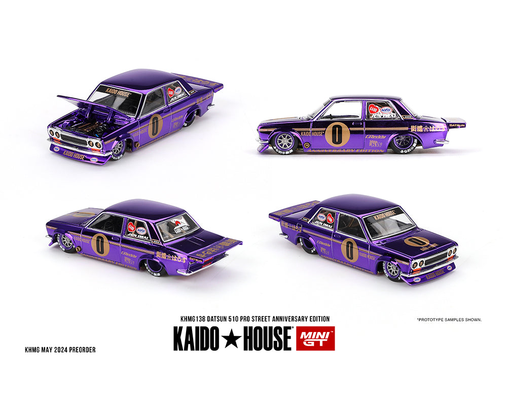 Kaido★House x Mini GT 1/64 Datsun 510 Pro Street Anniversary Edition