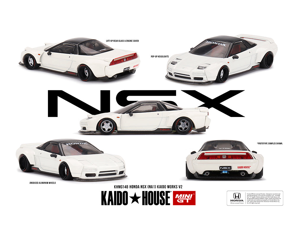 [ETA:  Jun 2025 ] Mini GT x Kaido★House 1/64 Honda NSX (NA1) Kaido WORKS V2