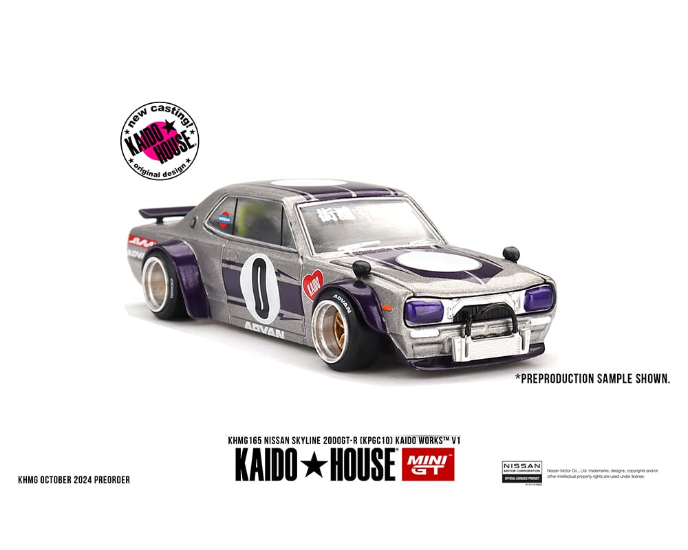 [ETA:  Nov 2025 ] Kaido★House x Mini GT 1/64 Nissan Skyline GT-R (KPGC10) Kaido Works V1