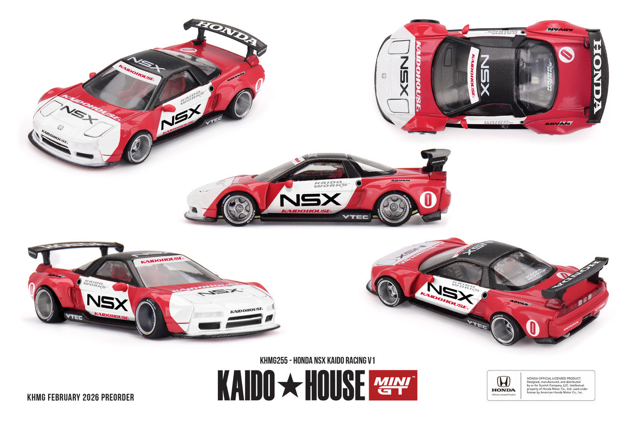 [ETA:  Dec 2026 ] Mini GT x Kaido★House 1/64 Honda NSX Kaido Racing V1