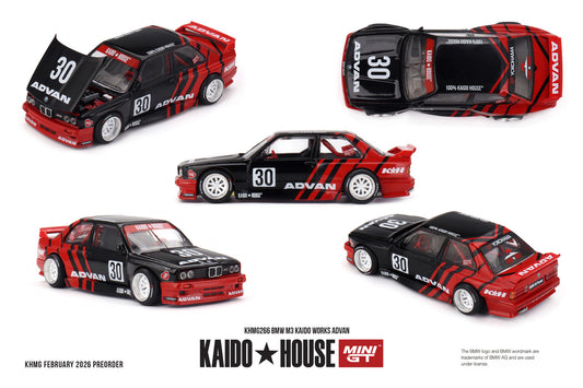 [ETA:  Dec 2026 ] Mini GT x Kaido★House 1/64 BMW M3  Kaido Works ADVAN