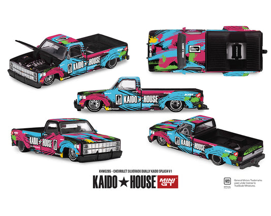 [ETA:  Mar 2027 ] Mini GT x Kaido★House 1/64 Chevrolet Silverado Dually  Kaido Splash V1